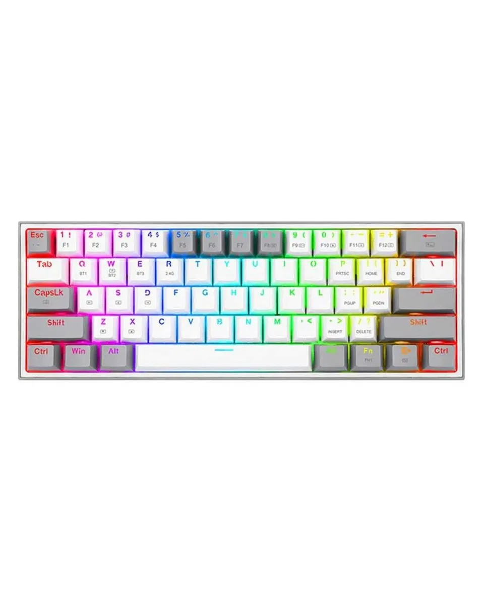 Tastatura Redragon Fizz Pro K616 Wireless - White & Grey 