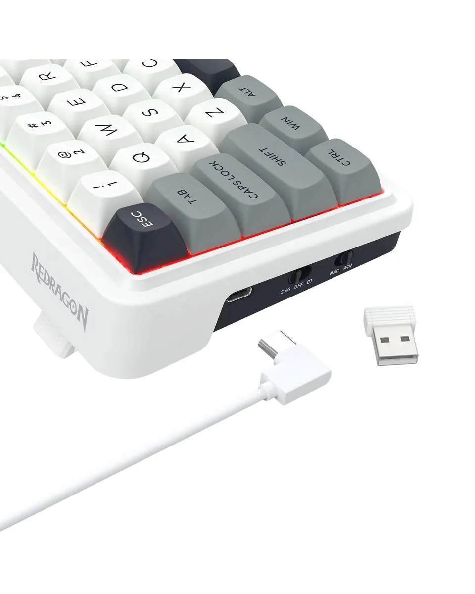 Tastatura Redragon Ironguard Pro Wireless/Wired/BT K722WGP 