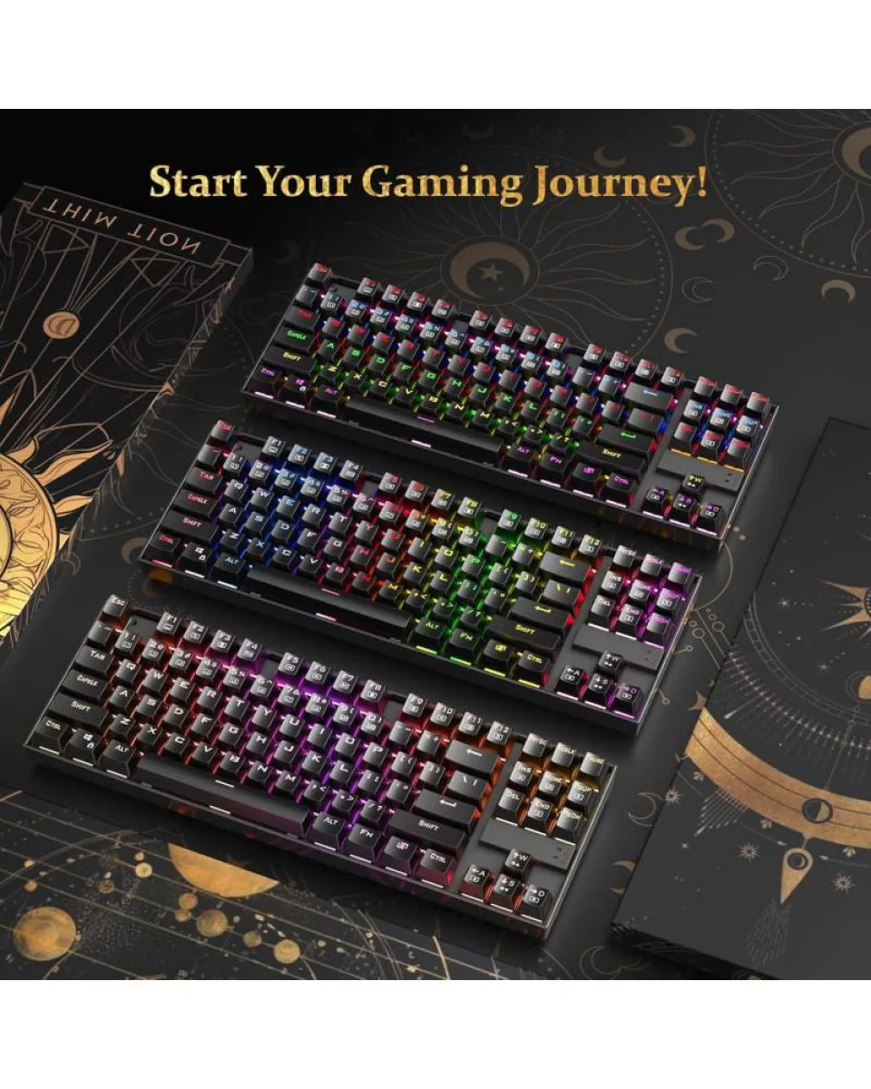 Tastatura Redragon Kumara K552 RGB - Blue switch - Black 