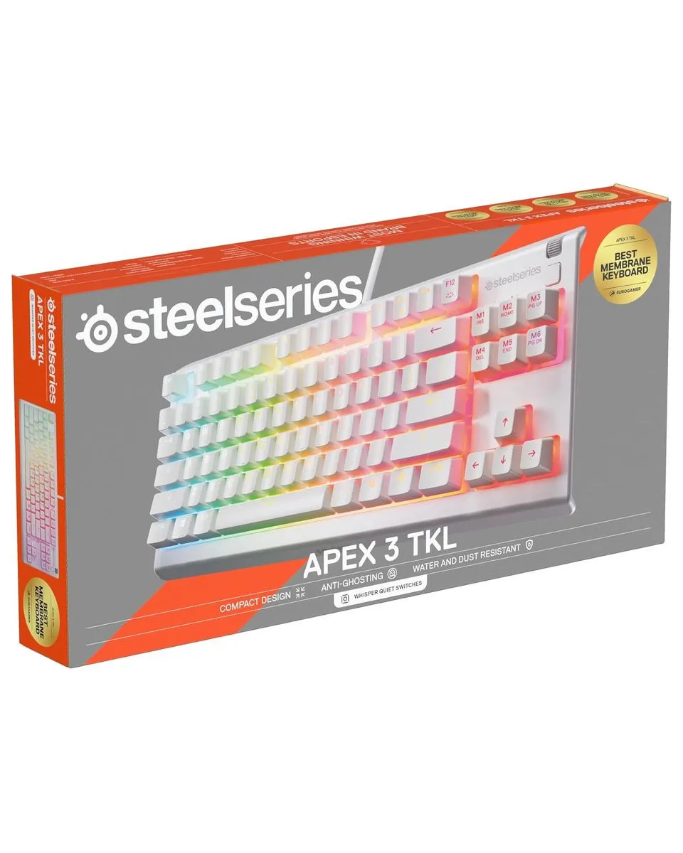Tastatura Steelseries APEX 3 TKL White 