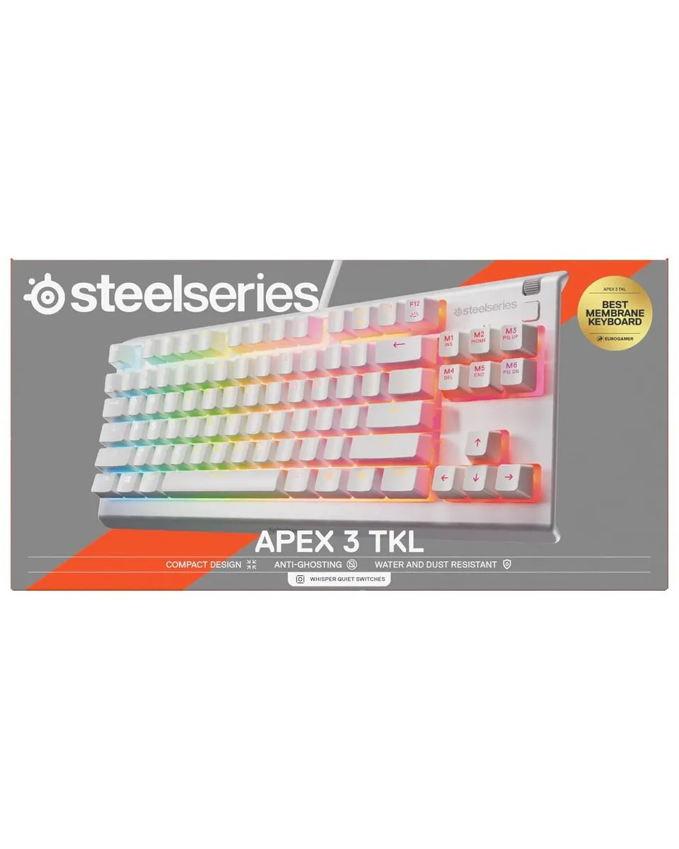 Tastatura Steelseries APEX 3 TKL White 