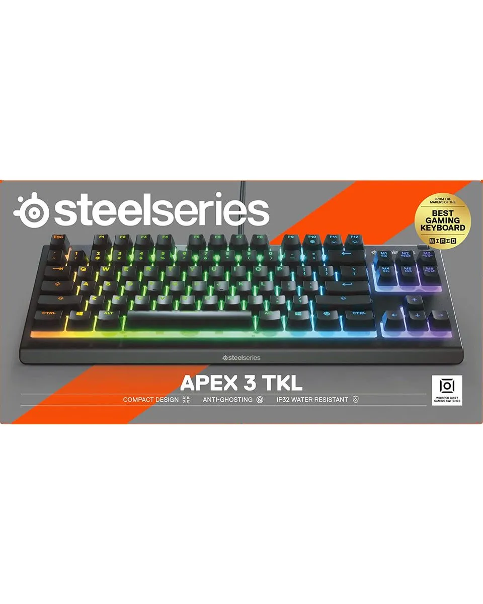 Tastatura Steelseries APEX 3 TKL BLACK 