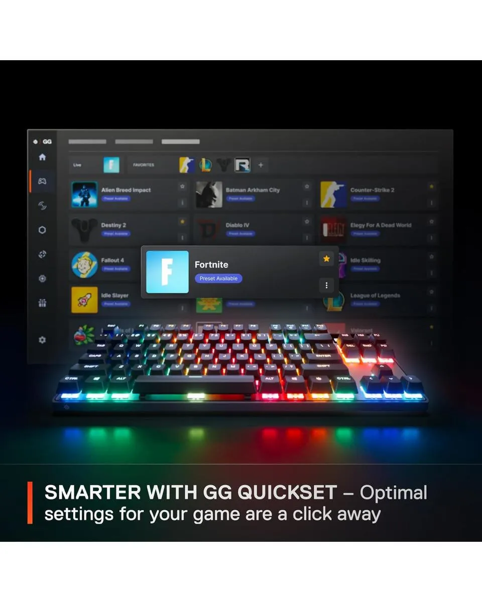 Tastatura Steelseries APEX PRO TKL Gen 3 - Black 