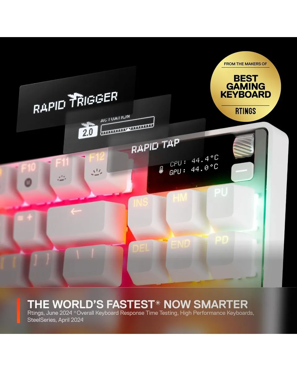 Tastatura Steelseries APEX PRO TKL Gen 3 - White 