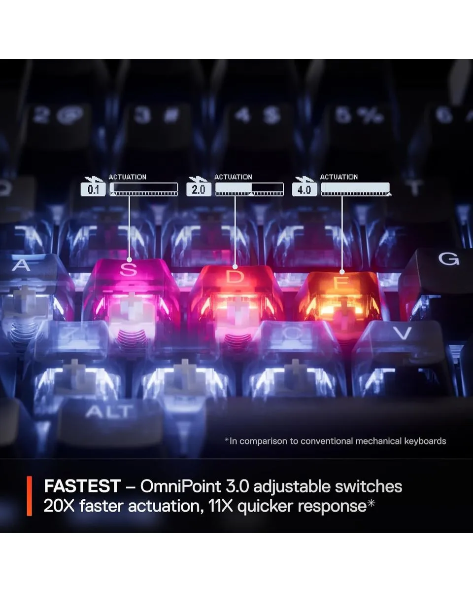 Tastatura Steelseries APEX PRO TKL Gen 3 - White 