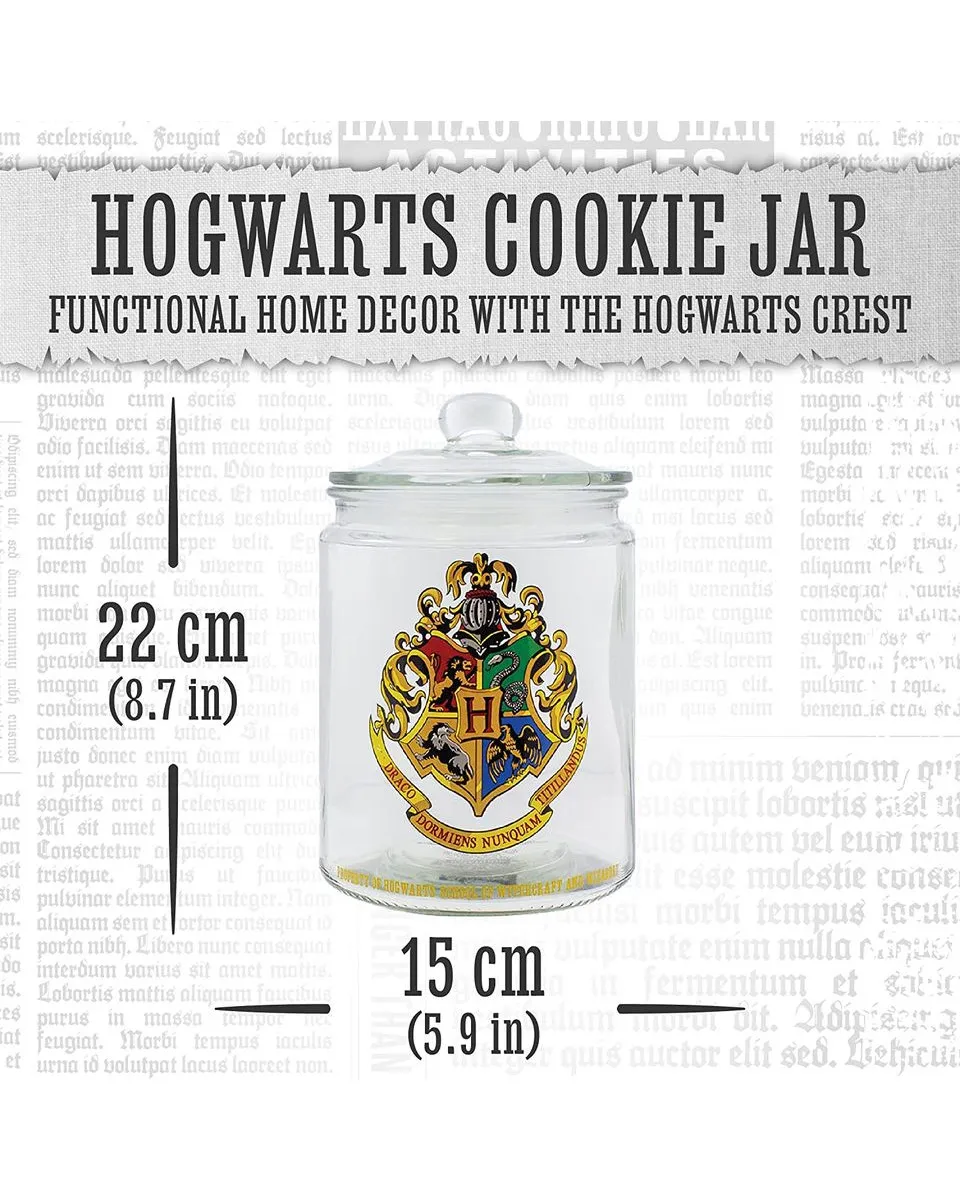 Tegla za kolačiće Paladone - Harry Potter - Hogwarts - Glass Cookie Jar 