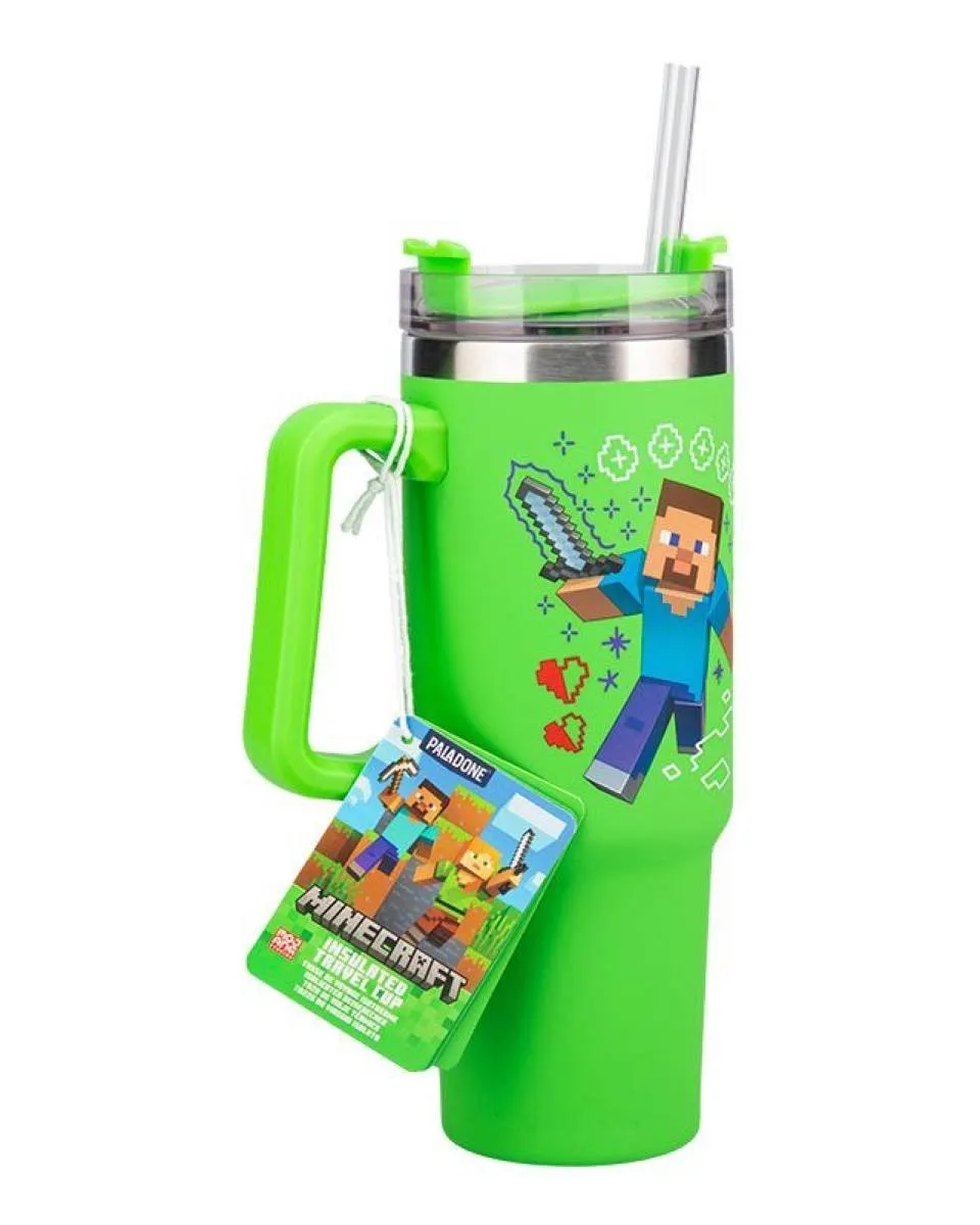 Termos šolja Paladone Minecraft - Green Travel Mug 