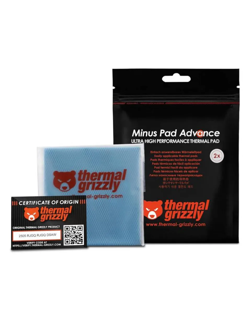 Thermal Pad Thermal Grizzly Minus Pad Basic 100x100 2mm 2Pcs 