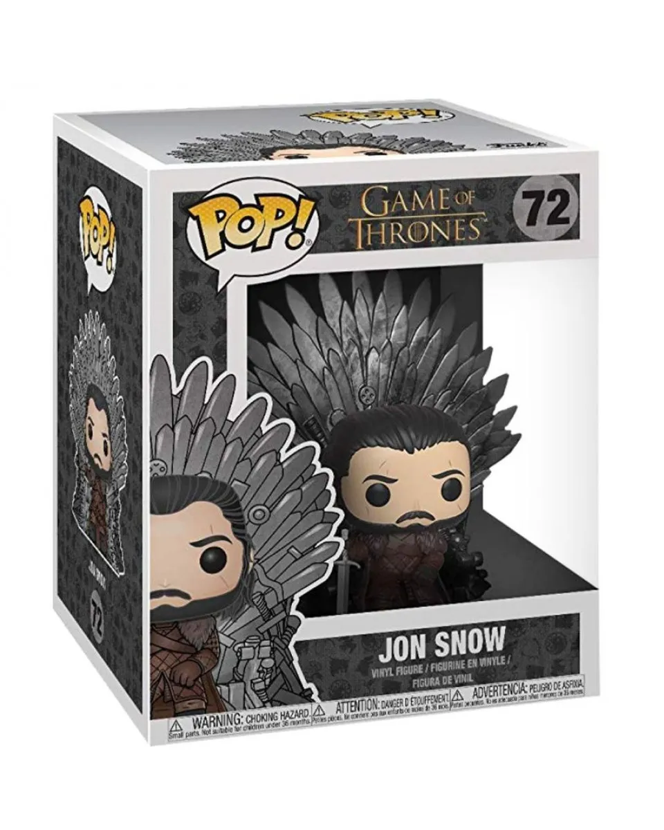Bobble Figure POP! Game of Thrones -  Jon Snow Sitting on Throne 
