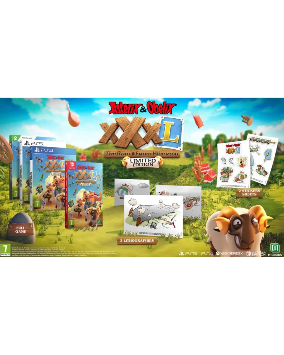 PS4 Asterix & Obelix XXXL 3 - The Ram From Hibernia - Limited Edition 