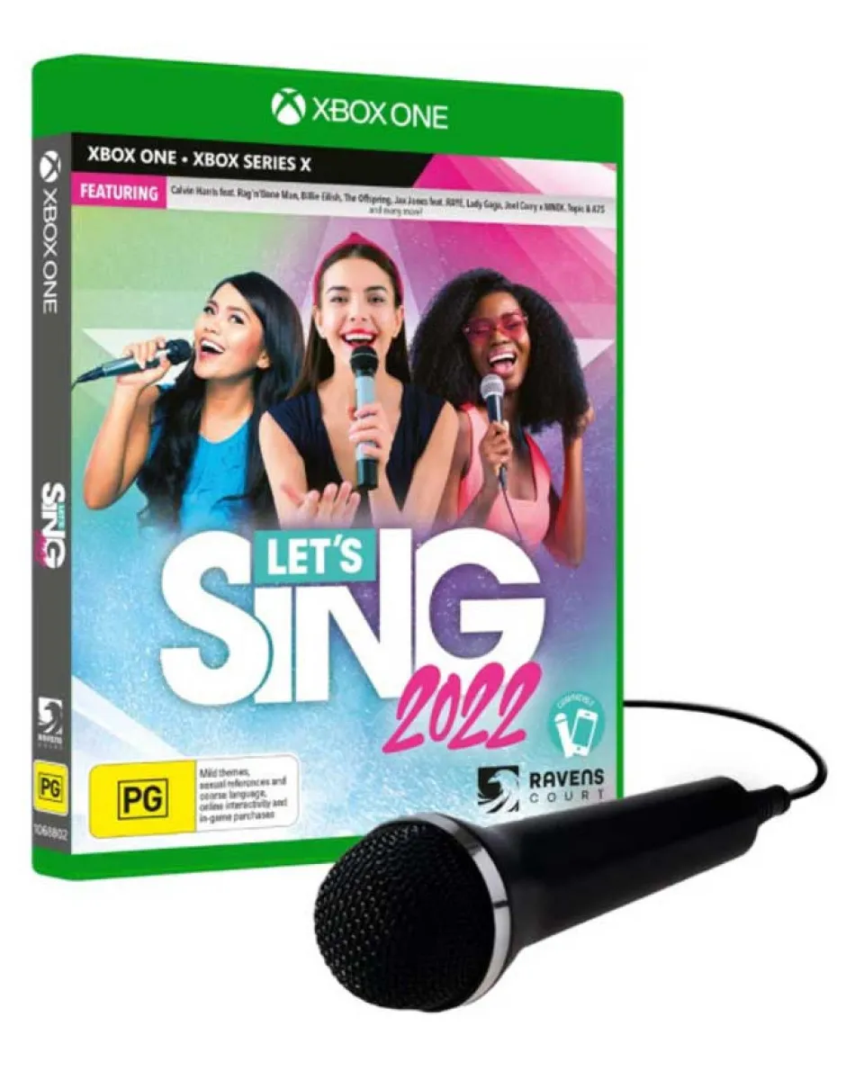 XBOX ONE XSX Let's Sing 2022 + 1 Mic 