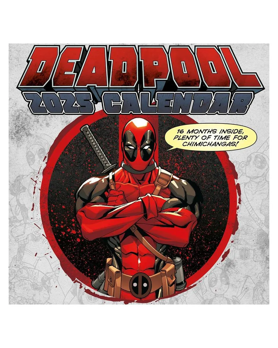 Zidni Kalendar Deadpool - 2025 Square Calendar 30x30cm 