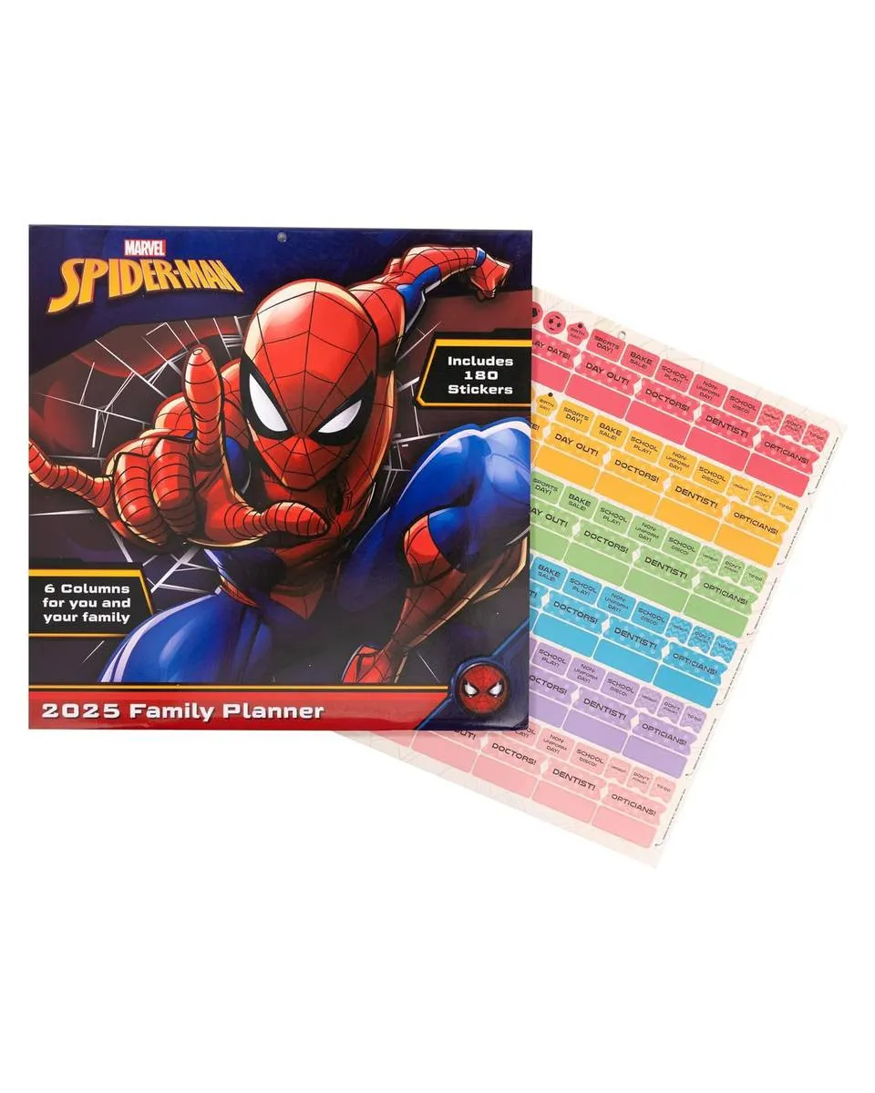 Zidni Kalendar Marvel Spider-Man - 2025 Family Planner 30x30cm 