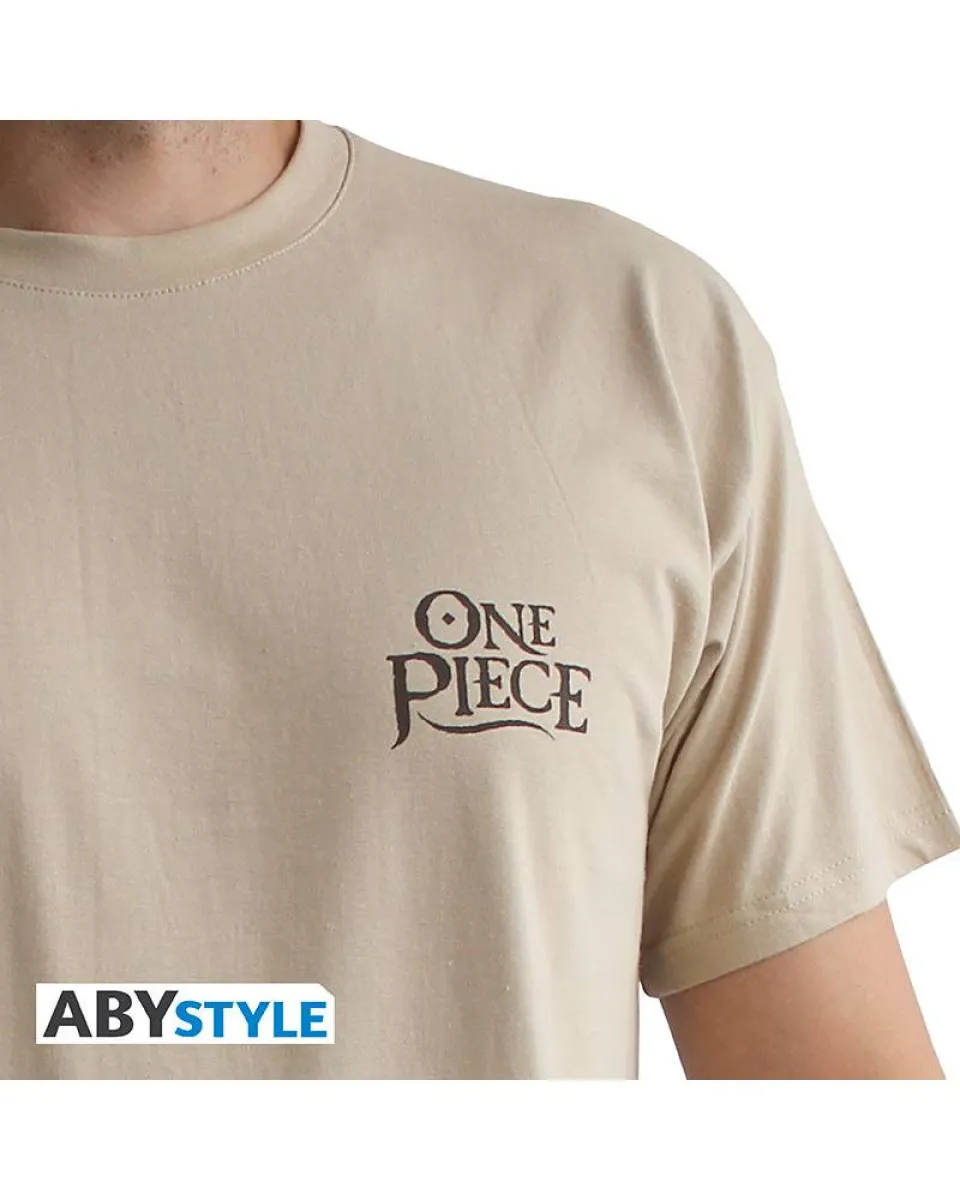 Majica AbyStyle One Piece - Wanted Luffy - Unisex - Vintage - M 