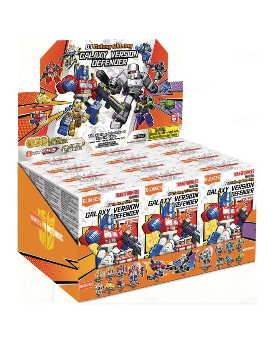 Action Figure Blokees Transformers -Defender Version 01 - Galaxy Shining Blind Box 