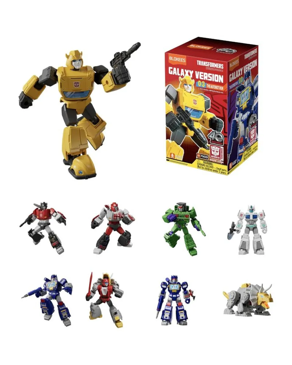Action Figure Blokees Transformers - Galaxy Version 03 - Blind Box 