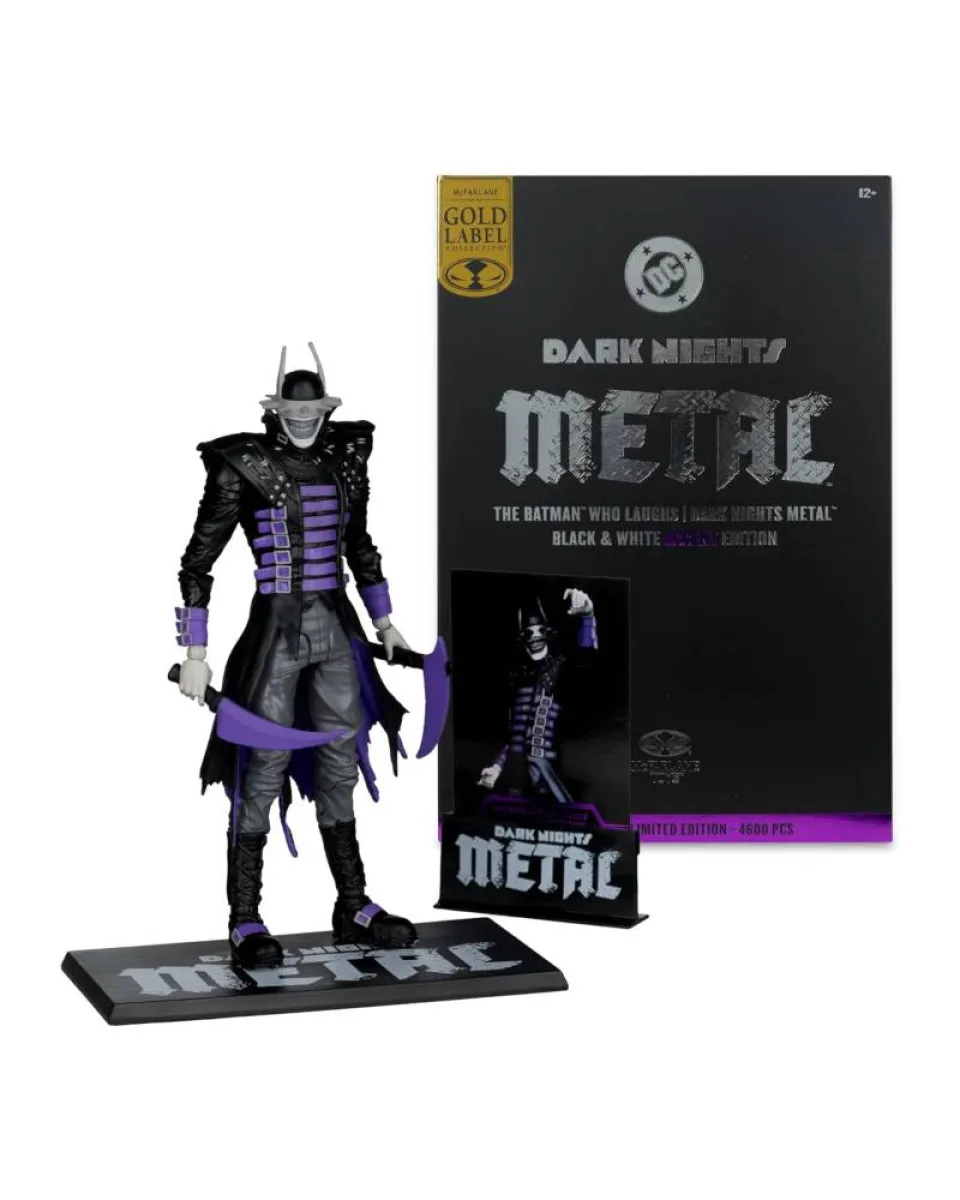 Action Figure DC Multiverse - Batman Who Laughs (B&W Accent) (Gold Label) 