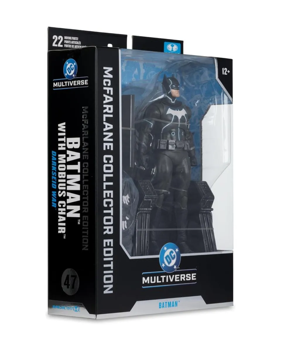 Action Figure DC Multiverse - McFarlane Collector Edition - Batman And The Mobius Chair (Darkseid War) 