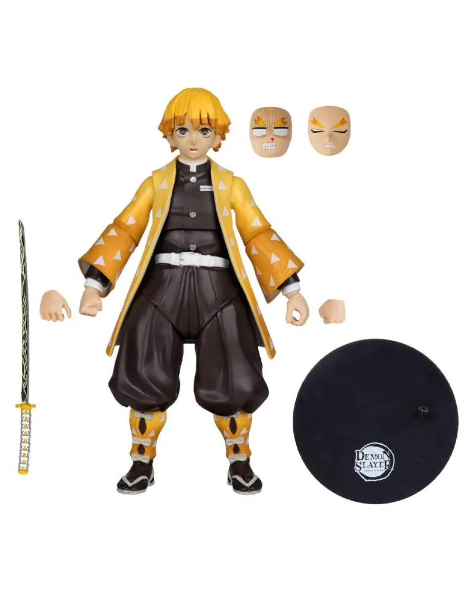 Action Figure Demon Slayer Kimetsu No Yaiba - Zenitsu Agatsuma - Platinum Edition 