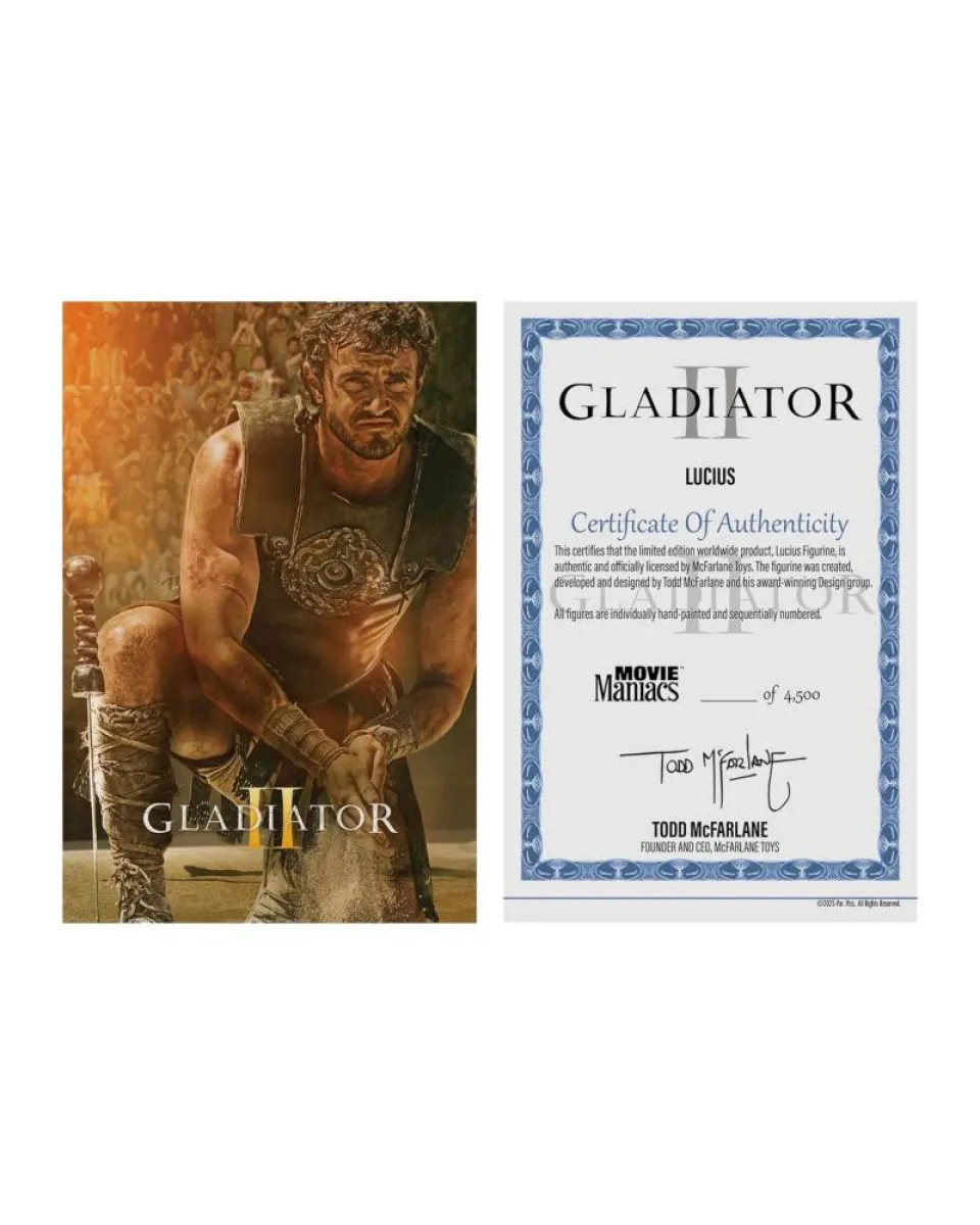 Action Figure Gladiator 2 - Movie Maniacs - Lucius 