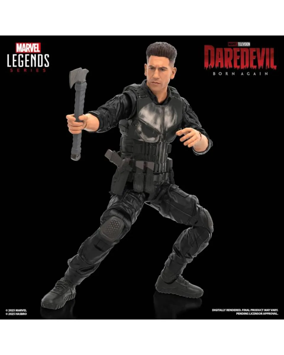 Action Figure Marvel Legends Series - Daredevil - Born Again - Punisher 