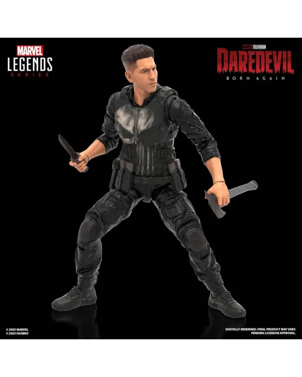Action Figure Marvel Legends Series - Daredevil - Born Again - Punisher 