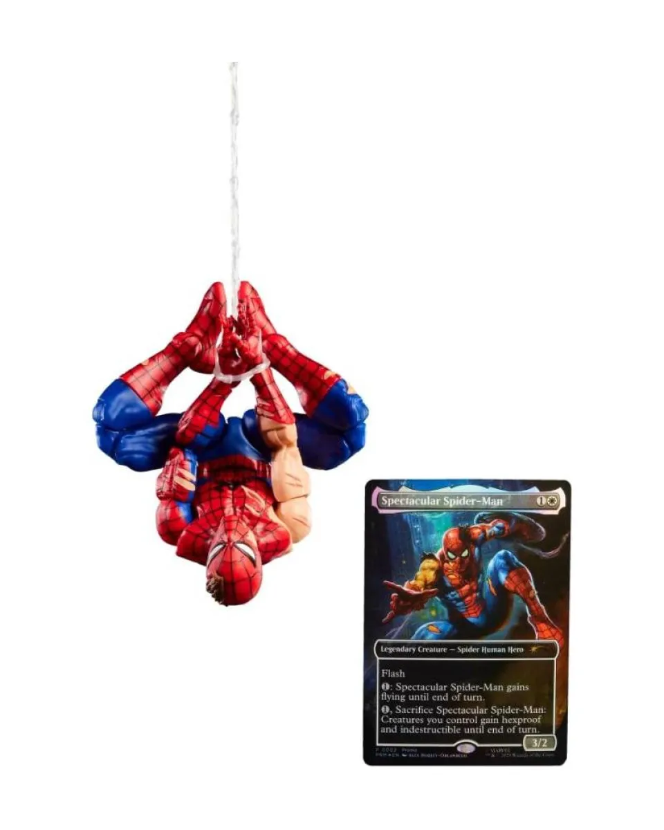 Action Figure Marvel Legends - Magic The Gathering - Battle Damaged Spider-Man 