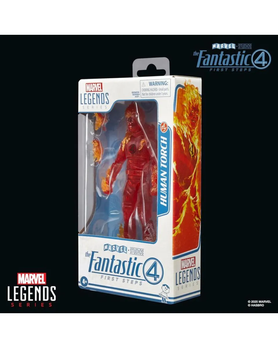 Action Figure Marvel Legends Series - The Fantastic Four - Human Torch 