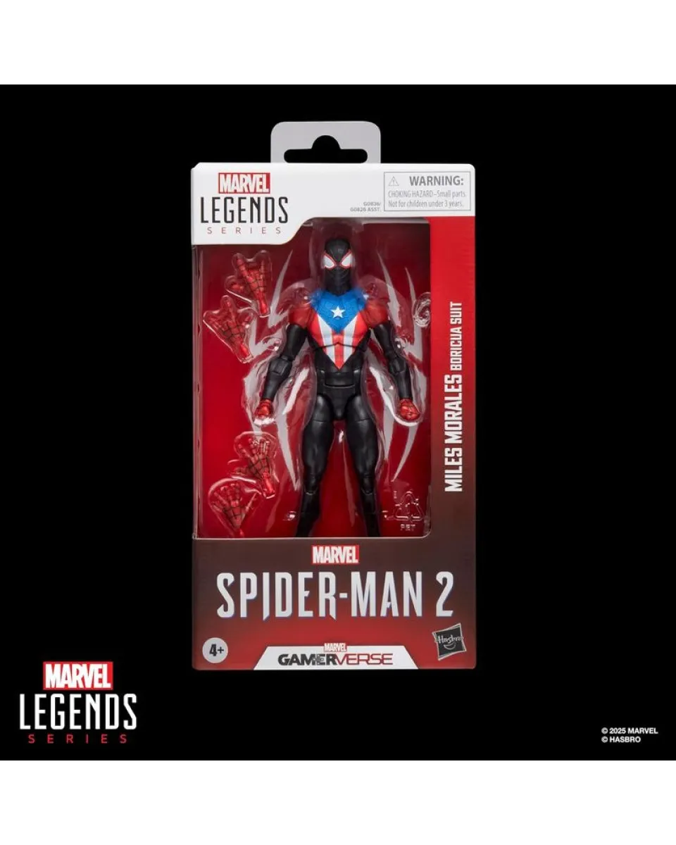Action Figure Marvel Legends Series - Spider-Man 2 - Miles Morales (Boricua Suit) 
