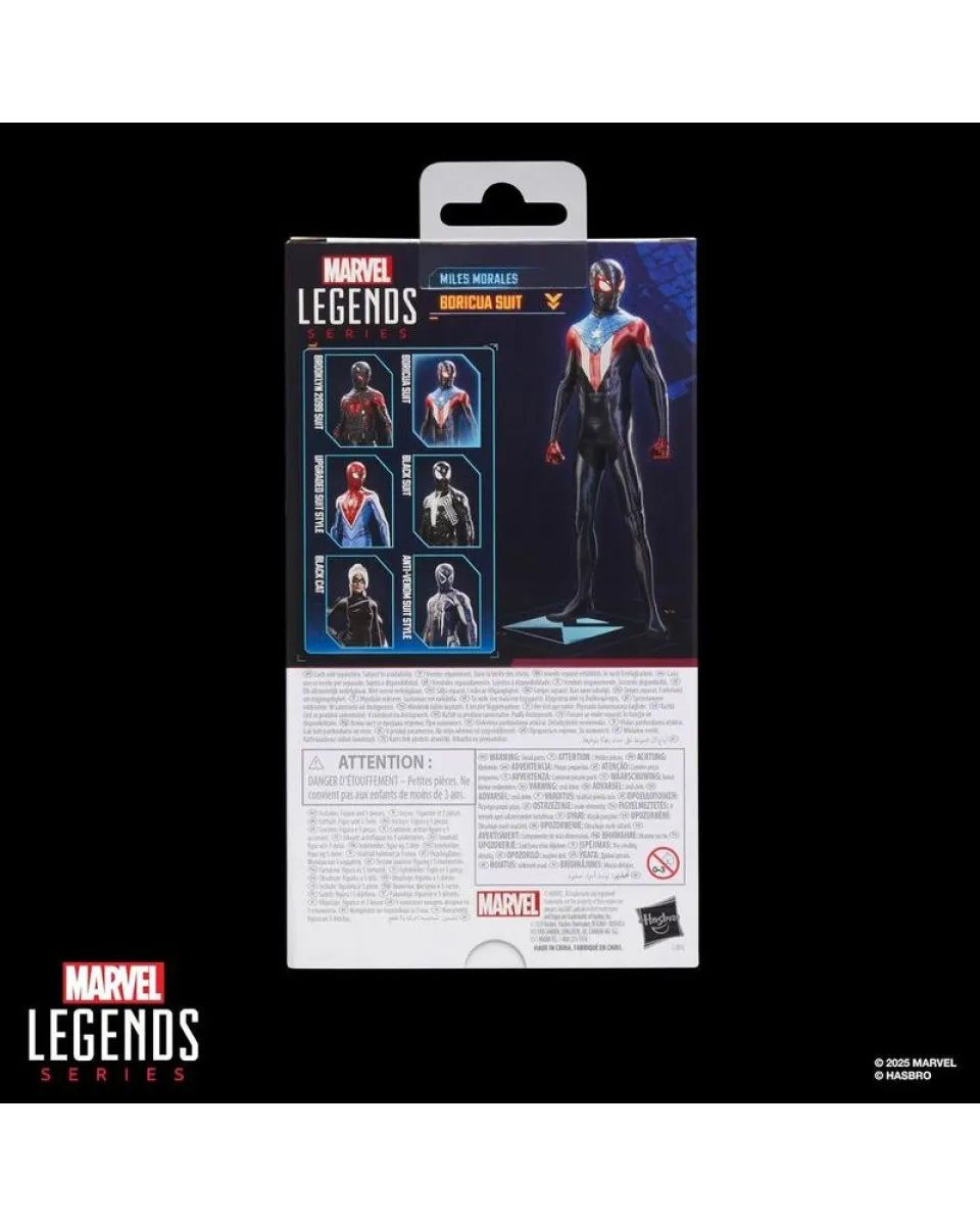 Action Figure Marvel Legends Series - Spider-Man 2 - Miles Morales (Boricua Suit) 
