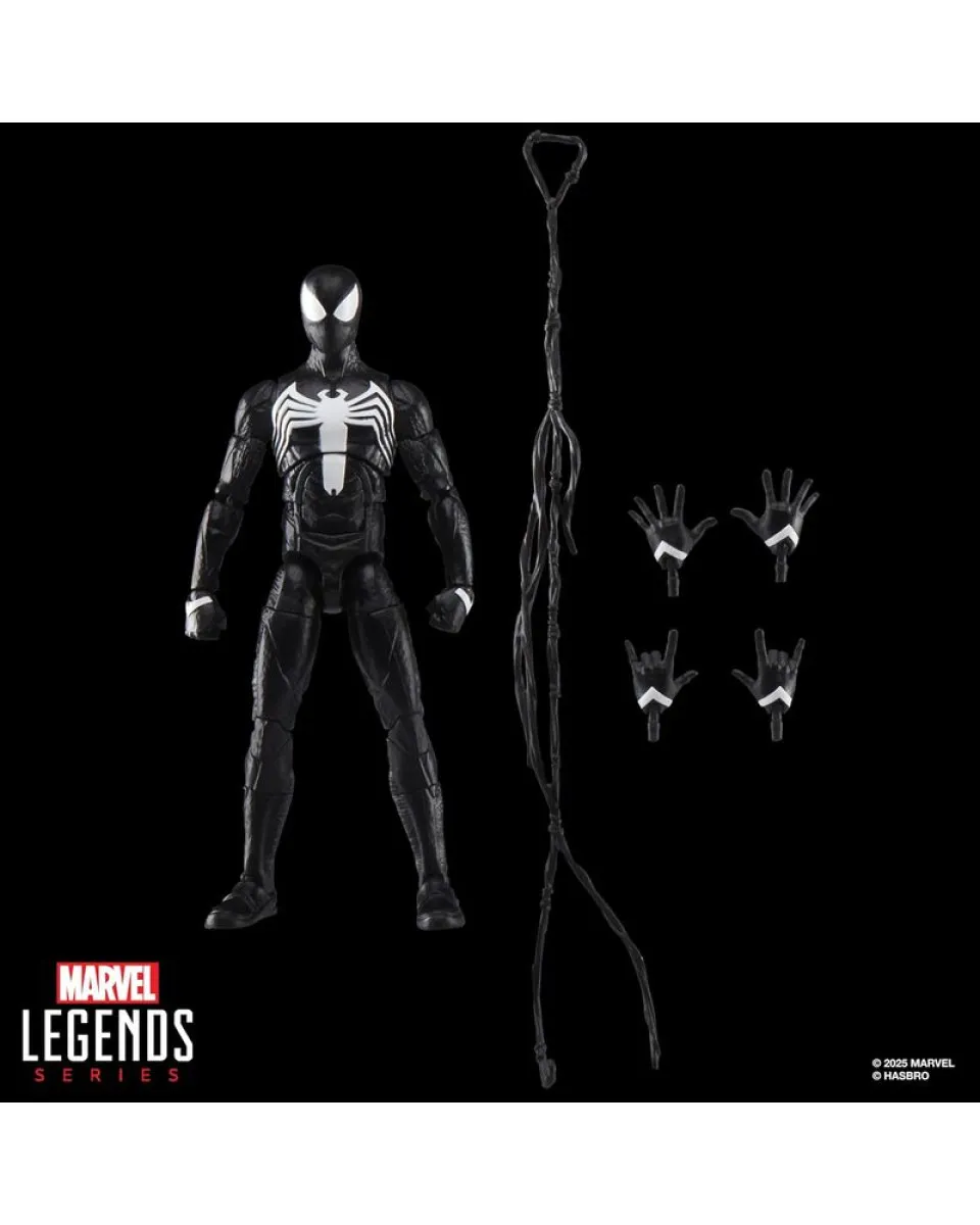 Action Figure Marvel Legends Series - Spider-Man 2 - Peter Parker (Black Suit) 
