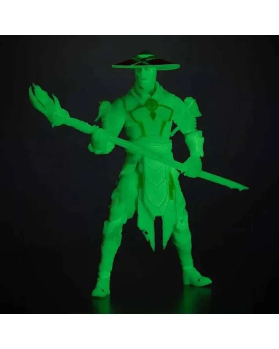 Action Figure Mortal Kombat - Glow in the Dark Edition - Raiden Gold Label Series 