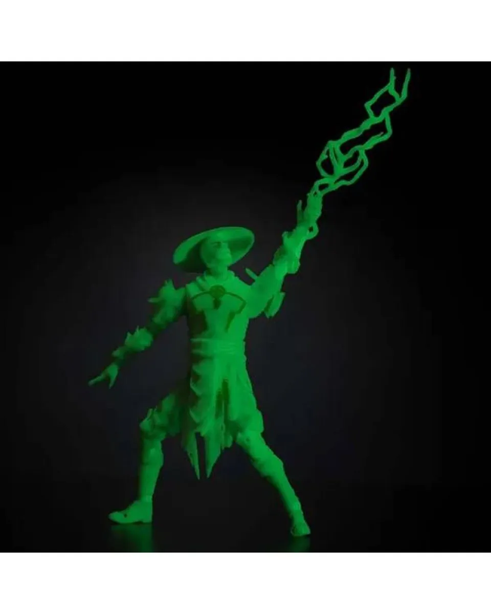 Action Figure Mortal Kombat - Glow in the Dark Edition - Raiden Gold Label Series 