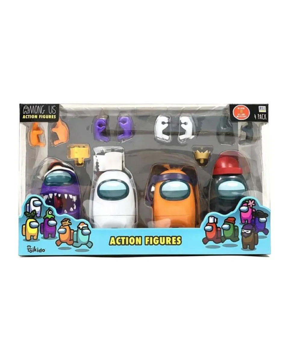 Action Figures P.M.I. Among us - 4 Pack 