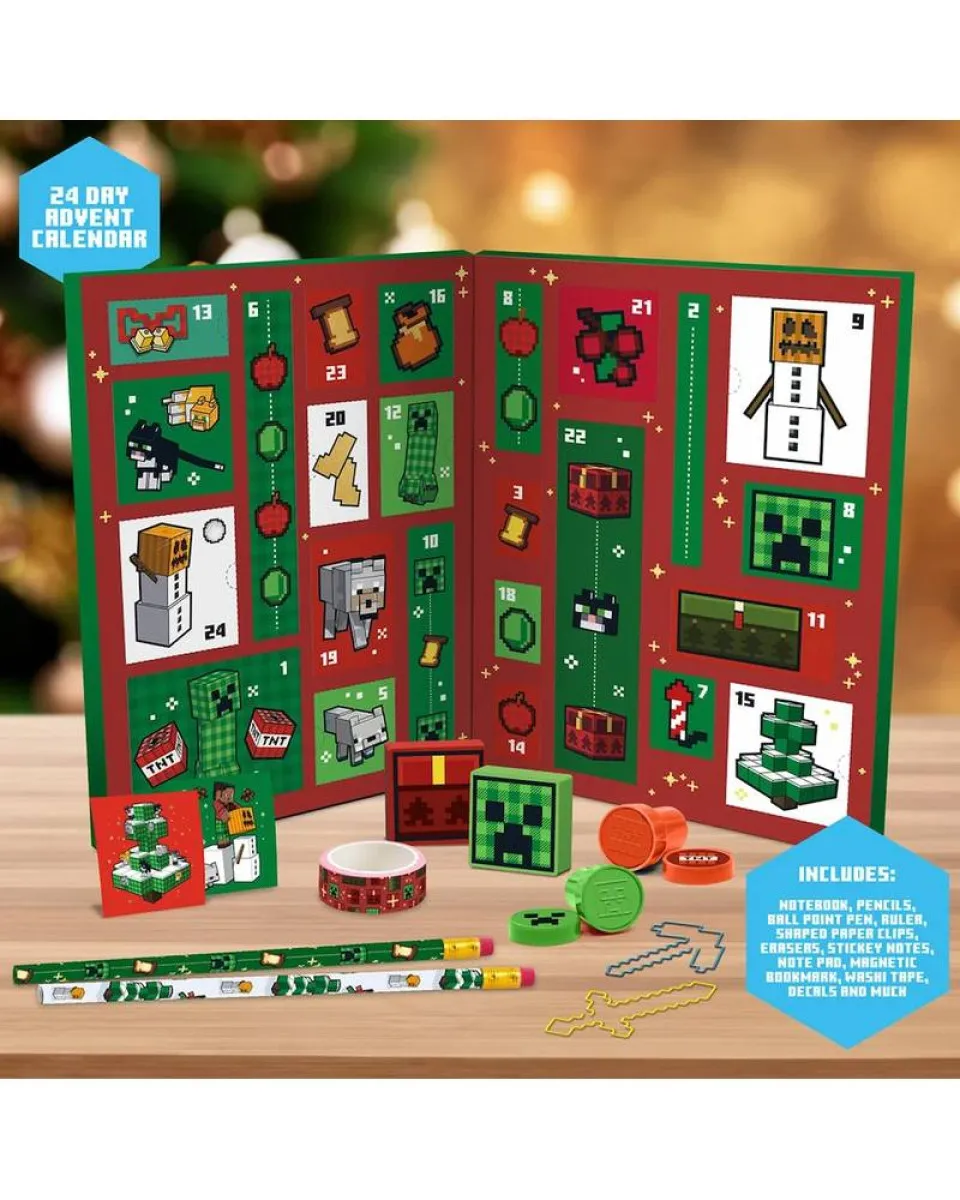 Advent Calendar Paladone - Minecraft Stationery 24 Day 