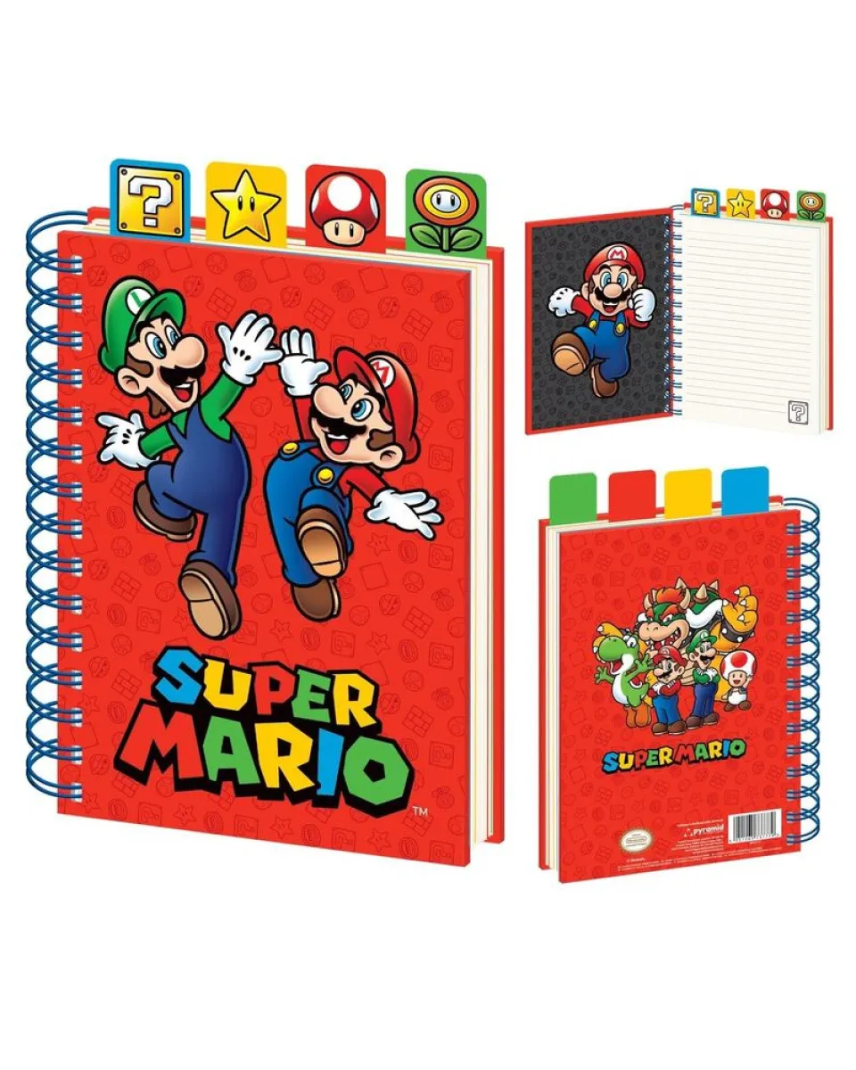 Agenda A5 Super Mario - Wiro Notebook 