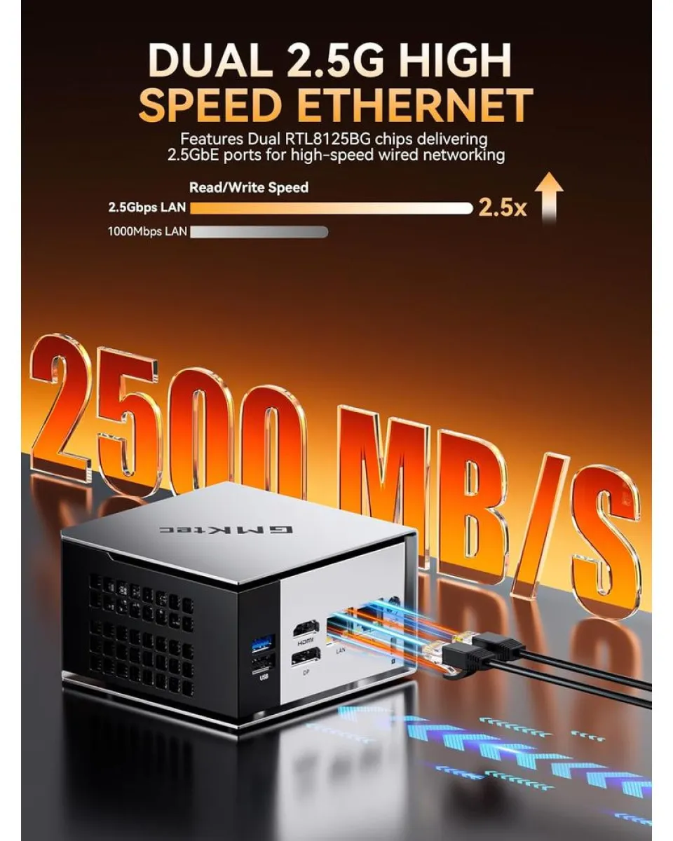 AMD Ryzen 5 Mini Računar GMKtec M8 - 6650H 16GB 1TB WIN11 Pro 