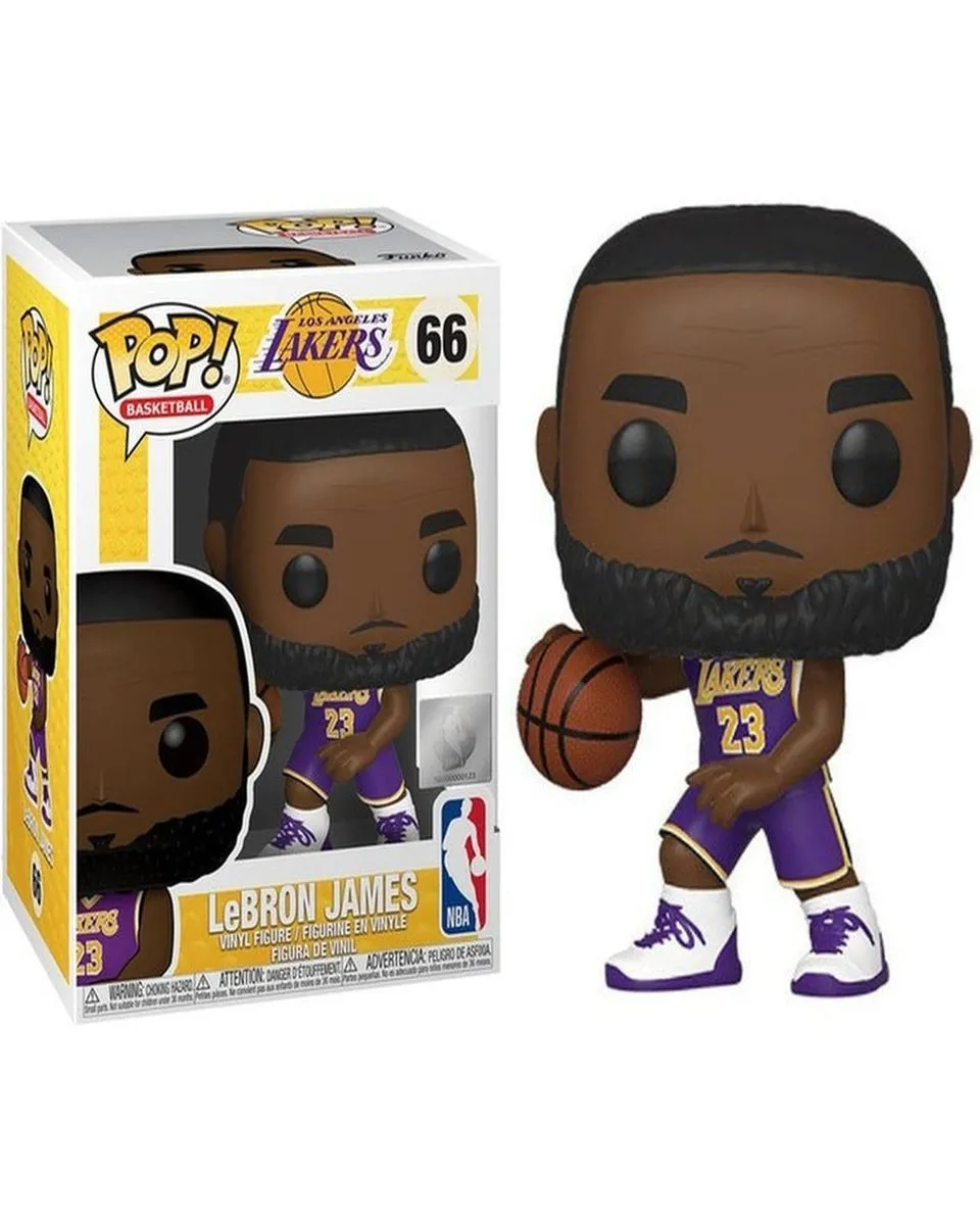 Bobble Figure Basketball - NBA LA Lakers POP! - Lebron James #66 