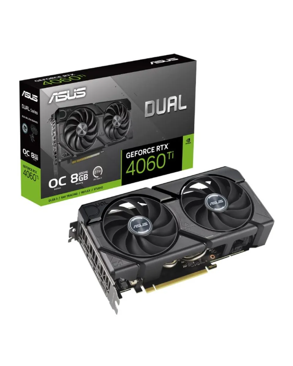 ASUS Grafička karta nVidia GeForce RTX 4060 Ti 8GB 128bit DUAL-RTX4060TI-O8G-EVO 