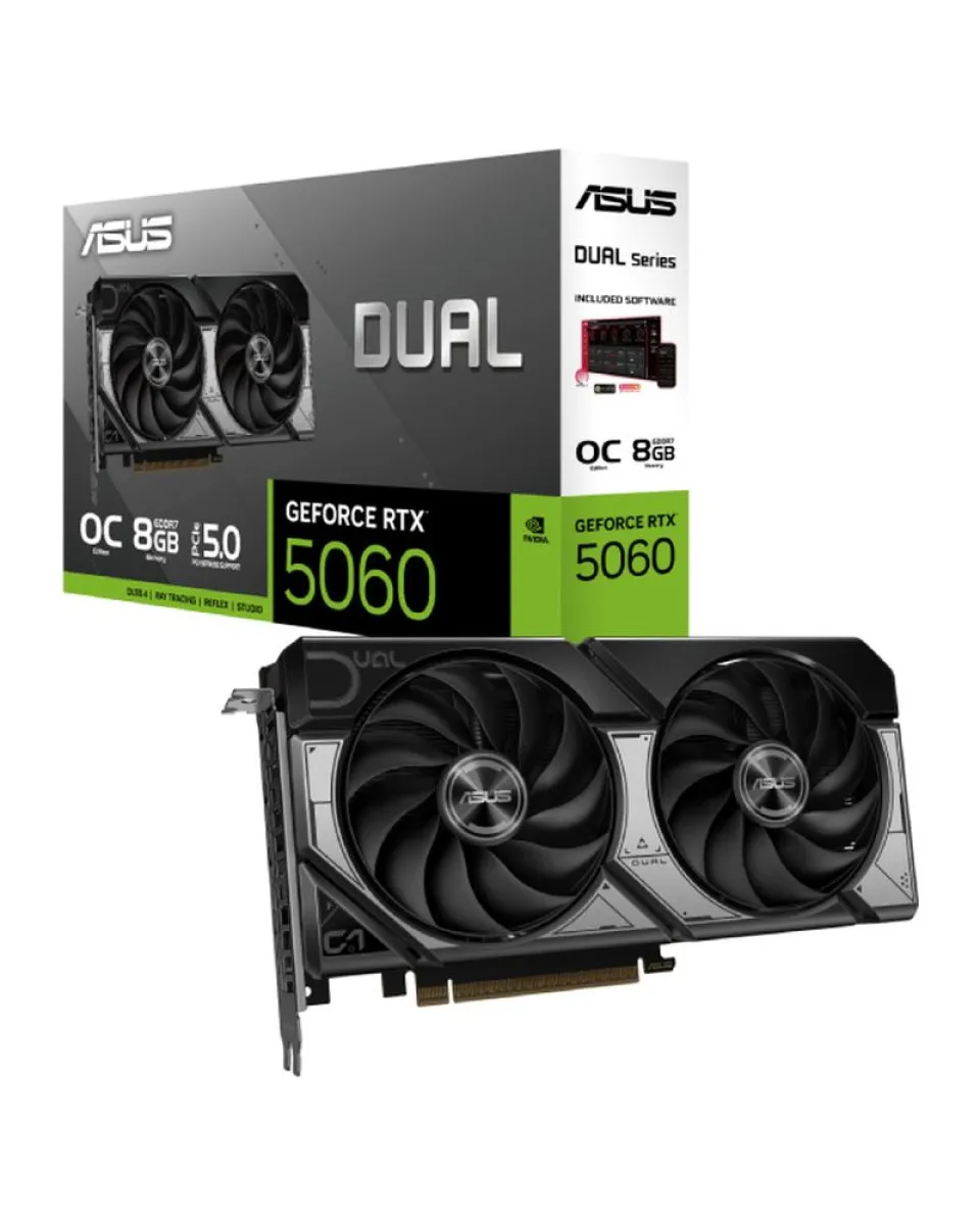 ASUS Grafička karta nVidia GeForce RTX 5060 8GB 128bit DUAL-RTX5060-O8G 