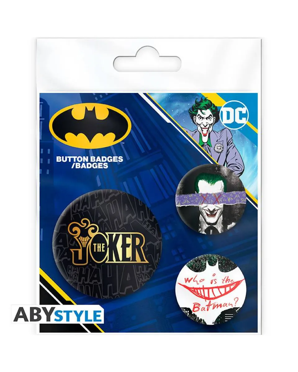 Bedževi AbyStyle - Dc Comics - The Joker - Badge Pack 
