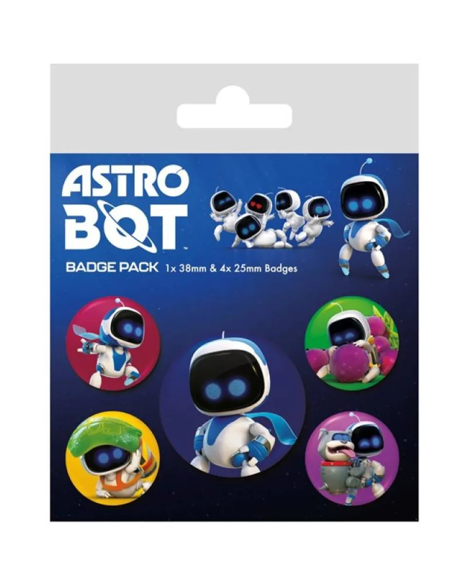 Bedževi Astro Bot - Badge Pack 