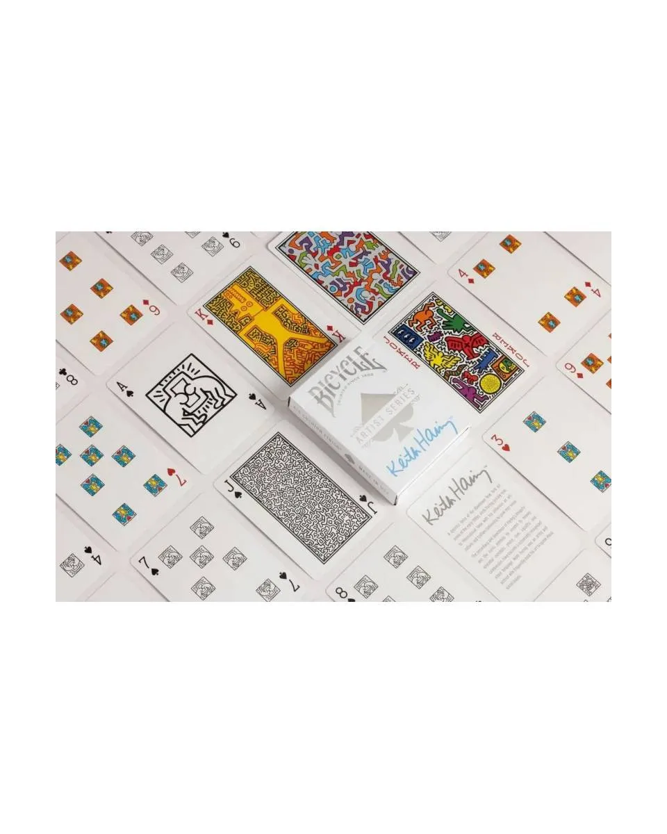 Karte Bicycle Artist Series - Keith Haring  - Playing Cards 