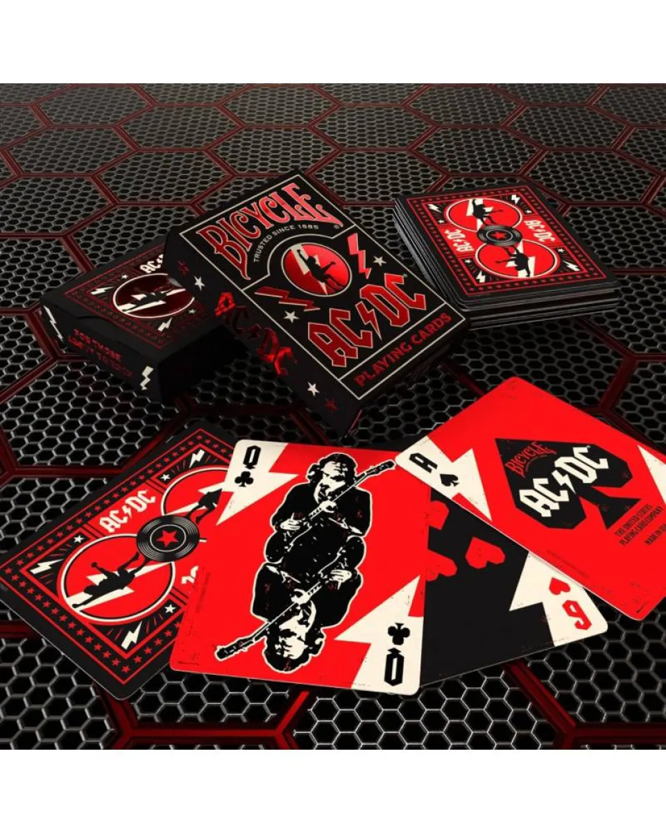 Karte Bicycle Creatives - AC/DC - Playing Cards 