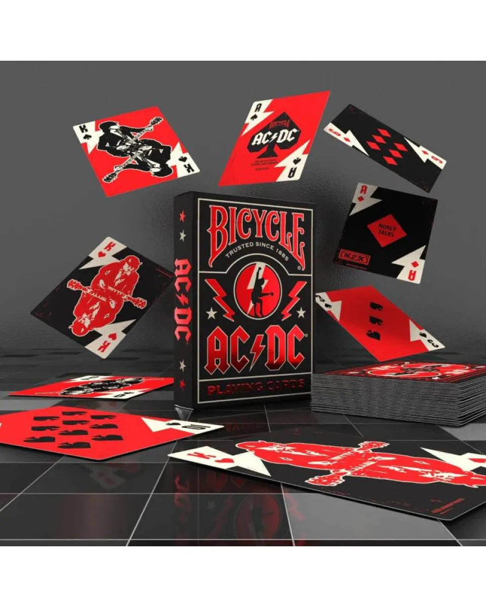 Karte Bicycle Creatives - AC/DC - Playing Cards 