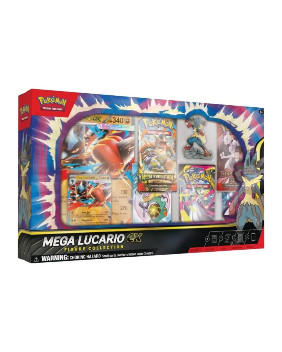 Društvena igra - Pokemon TCG - Mega Lucario Ex Figure Collection 