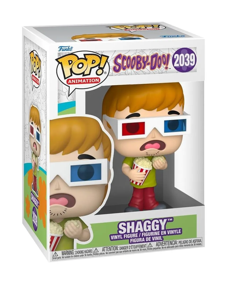 Bobble Figure Animation - Scooby Doo POP! - Shaggy with Popcorn #2039 
