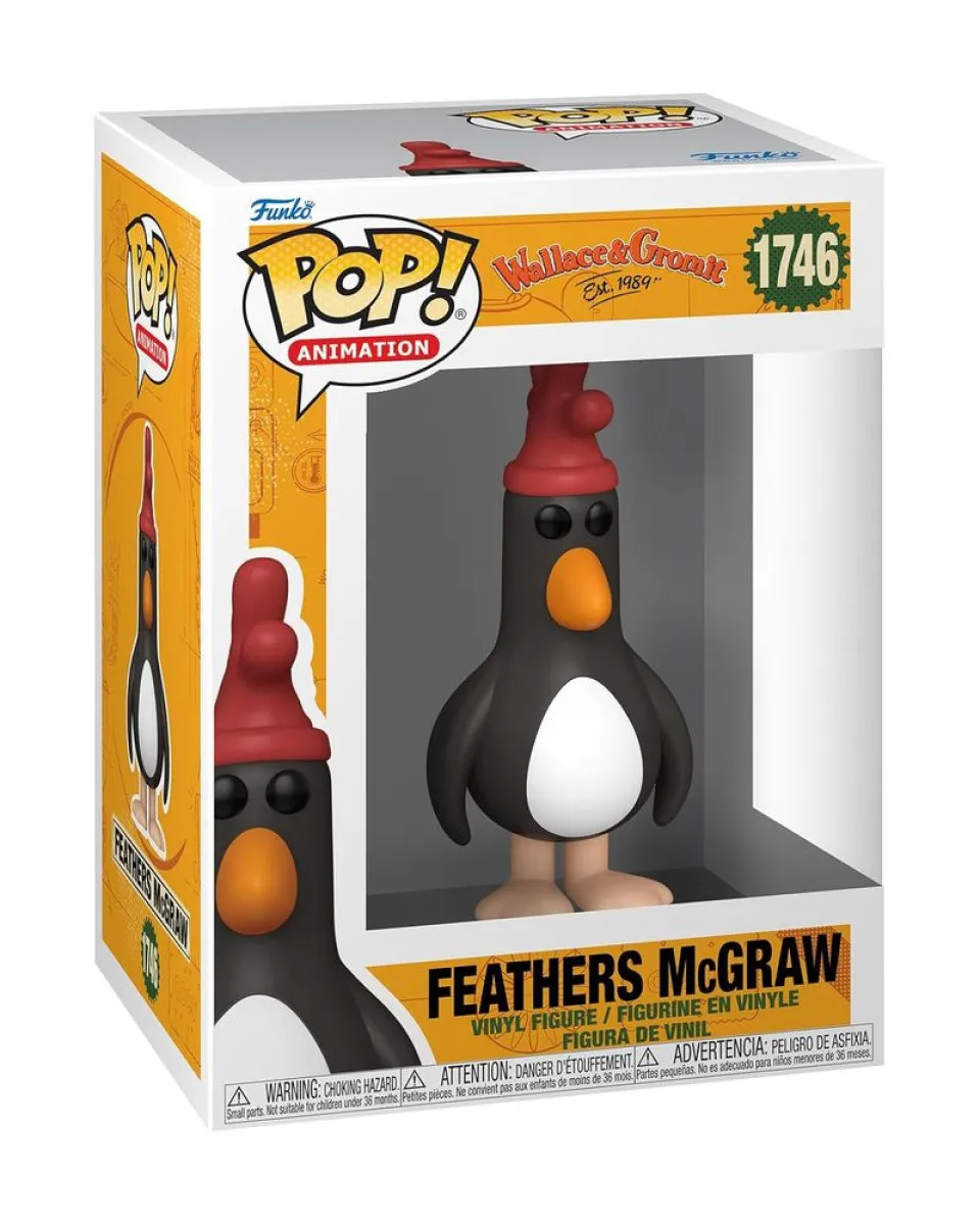 Bobble Figure Animation - Wallace & Gromit POP! - Feathers McGraw
