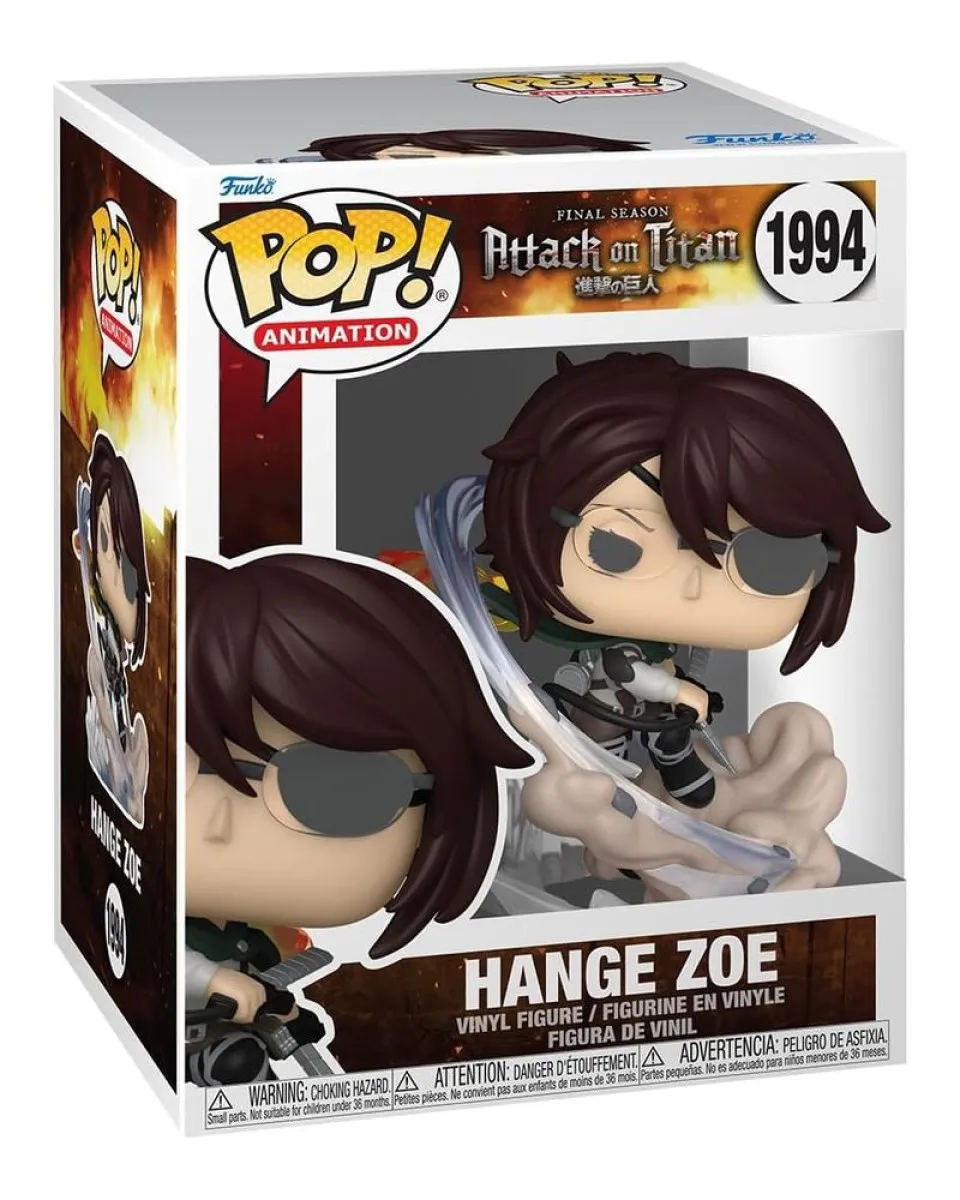 Bobble Figure Anime - Attack on Titan POP! - Hange Zoe 