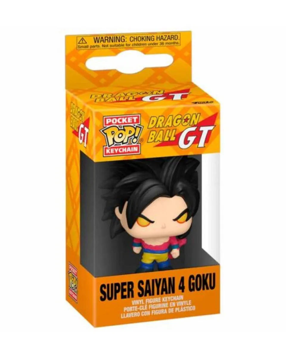 Privezak Dragon Ball Z Pocket POP! - Super Saiyan 4 Goku 